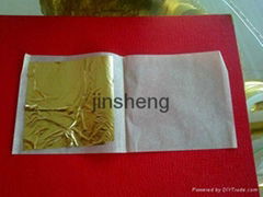 high quality 24k genuine gold leaf for craft ,buddha ,furniture decoration