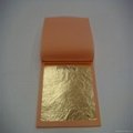 High Quality Italy Booklet Imitation Gold Leaf Gold Foil 3