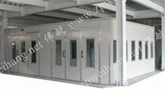 U.A.E.teaching Type Spray Painting Room Multi Window Channel Type Grinding Room