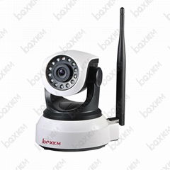 wireless P2P night vision IR HD IP camera with SD card