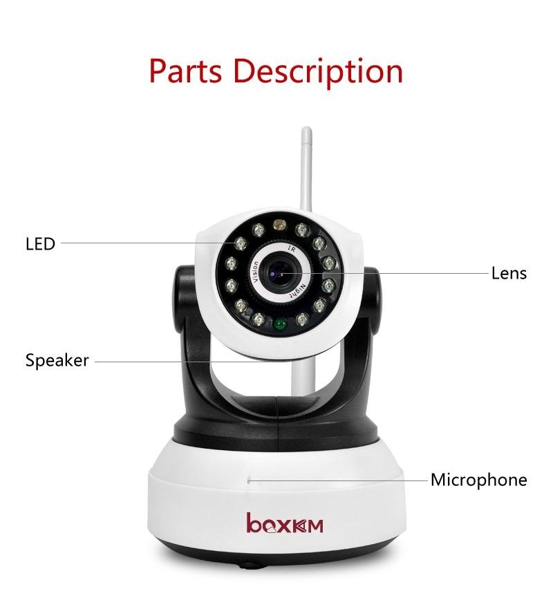 network P2P IP Camera with Wifi Night Vision for home use new baby monitor