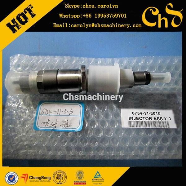 Wheel Loader  WA380-6 Injector Assembly pc200-8 spare parts 6754-11-3010