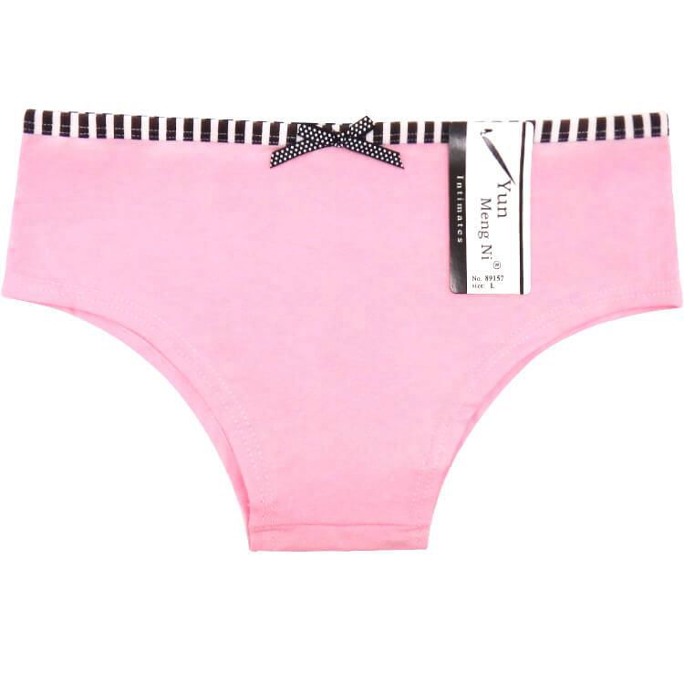Yun Meng Ni Sexy Underwear Strip Printed Waist Band Grils Briefs Soft Cotton Wom 3