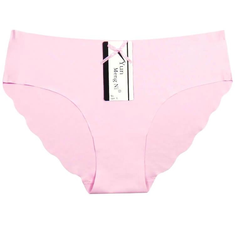 Yun Meng Ni Sexy Underwear Solid Colors Ladies Briefs Seamless Panties 