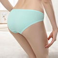 Yun Meng Ni Sexy Underwear Front Transparent Lace Girls Briefs Cotton Panties 4