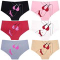 Yun Meng Ni Sexy Underwear Women Lady Body Printing Hipister Shorts Seamless Mat 5