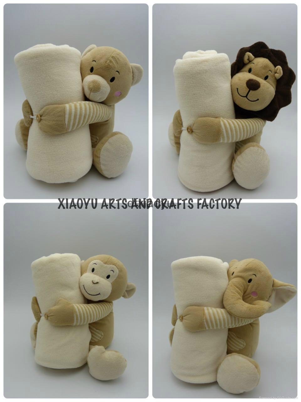 plush toys with blanket
