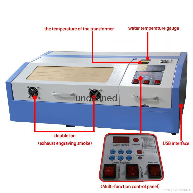 mini laser engraving machine FL-K40 3