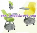 school classroom plastic student chair with tablet 3