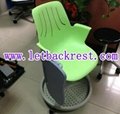 school classroom plastic student chair with tablet 4