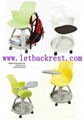 school classroom plastic student chair with tablet 5