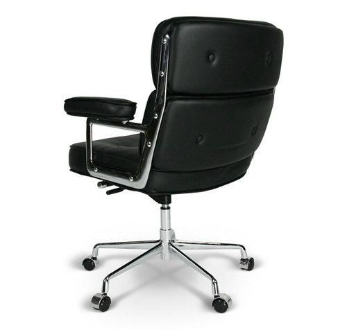Leather swivel chair Eames Lobby Chair 2