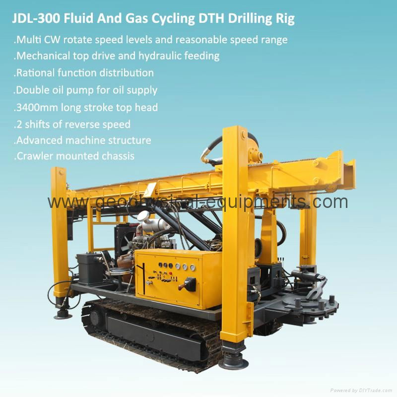 High Torque Low Rotate Speed DTH Drilling Rig