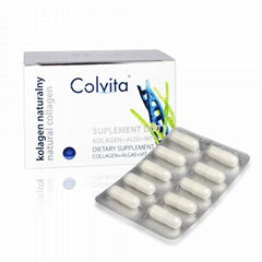 Dietary supplement Natural fish Collagen Colvita 120 capsules