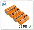 Original Listman 18350 battery Orange Listman 18350 800mah 3.7v 10.5amp battery  2