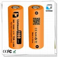 Hot selling listman 18500 3.7V 1100mAh rechargeable battery 1