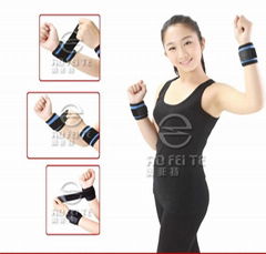 Best Selling Products High Elastic Nylon Wrist Brace Adjustatble Sports Wrist Su