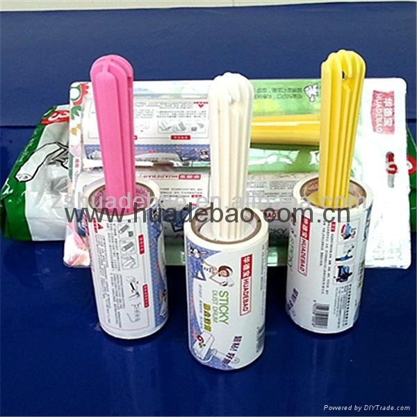 PE sticky lint roller for home use/pet/sofa 3