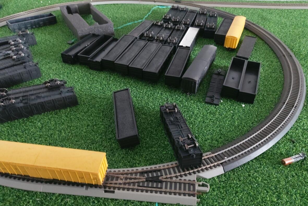 1/160 Metal track of simulated train model 4
