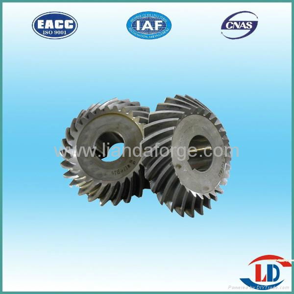 Hot forged bevel gear