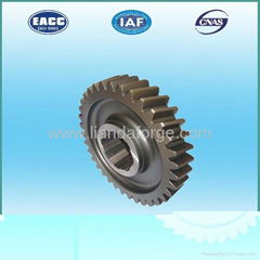 Helical gear for helical gear motors