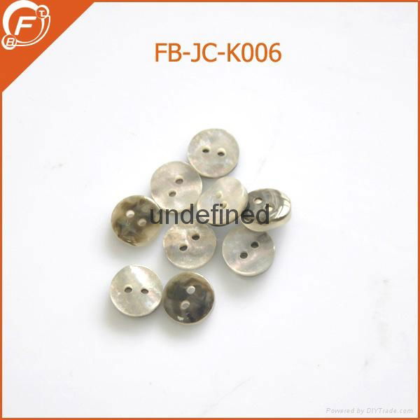 plastic resin imitation shell shirt button for garments