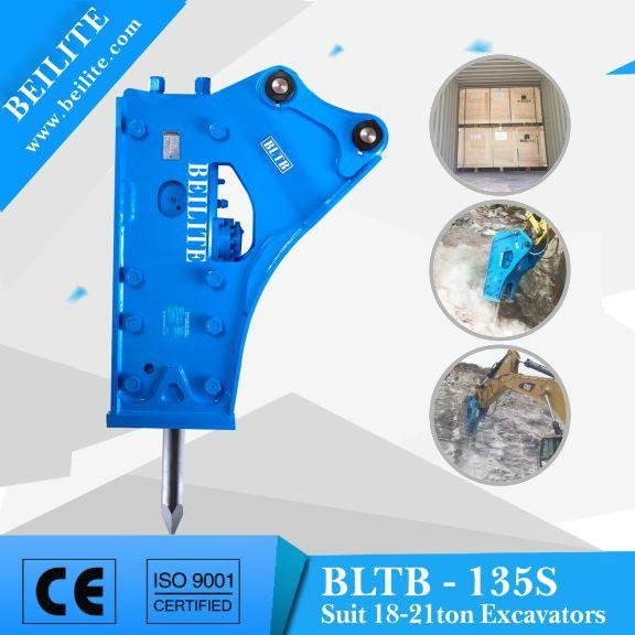 BLTB135 hydraulic hammer at reasonable price with 135mm hammer chisel 3