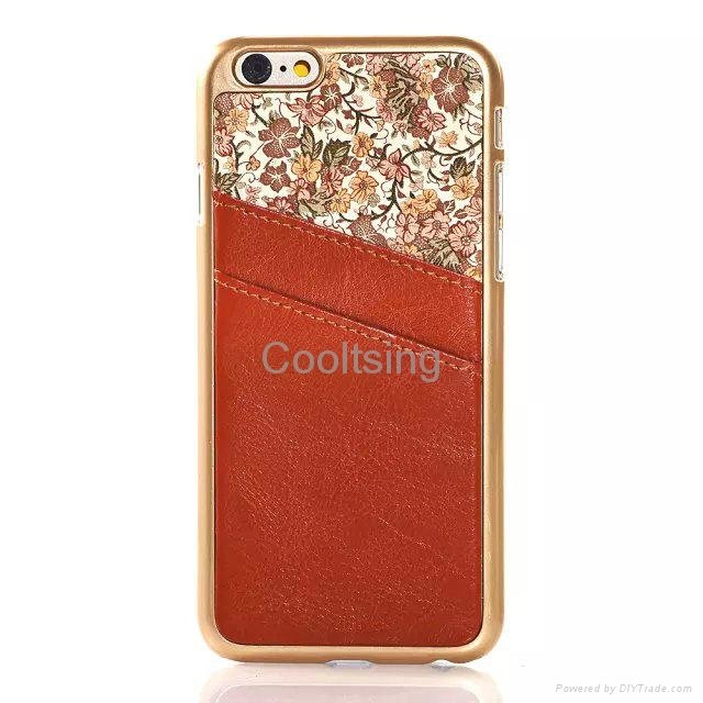 Promotion and Good Quality New Phone Case Genunie & Leather iPhone 6 Case 2