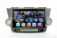 10.2" Car GPS and Entertainment System with Android 4.2.2 for Toyota Highlander