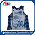 Custom made sublimation lacrosse jersey 2