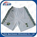 Sublimated printing men's lacrosse shorts with pockets 1