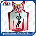 Men's Running Singlets with sublimation printing 1