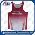 Men's Running Singlets with sublimation printing 2
