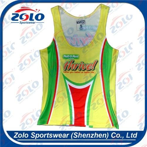 Custom Made Sulimation Printing Singlets