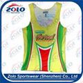 Custom Made Sulimation Printing Singlets 1