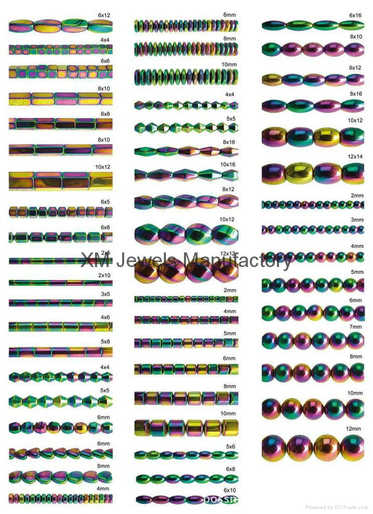 Colorful Magnetic Hematite beads 4