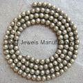 Cheap Prices Pyrite Plain Round beads 1