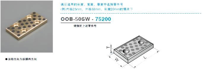 OOB-50SW Oilless Wear Plate