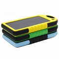 5000mAh waterproof portable solar charger for mobile with high quality 2