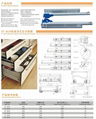 3T--BJH--heavy duty drawer slide roller