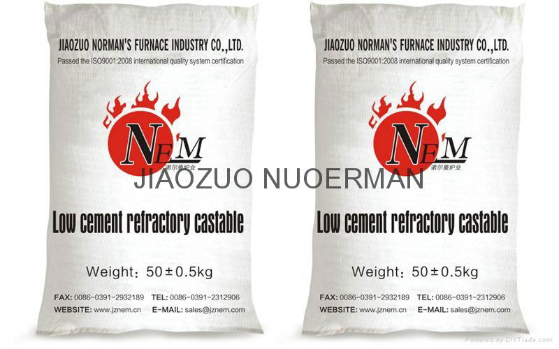 Low cement refractory castable  5