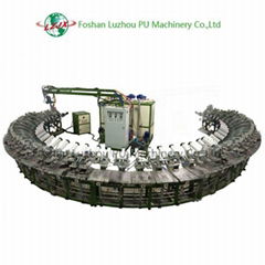 Shoe Making Supplies Soles Machine Polyurethane Shoes Production Line PU Sole Ma