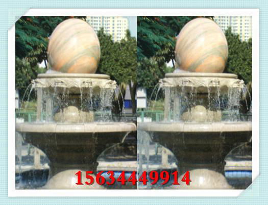 江苏石雕流水喷泉风水球价格 5