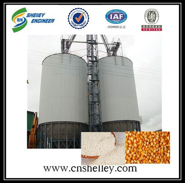 Conical Bottom Grain Steel Silos used for sale 2