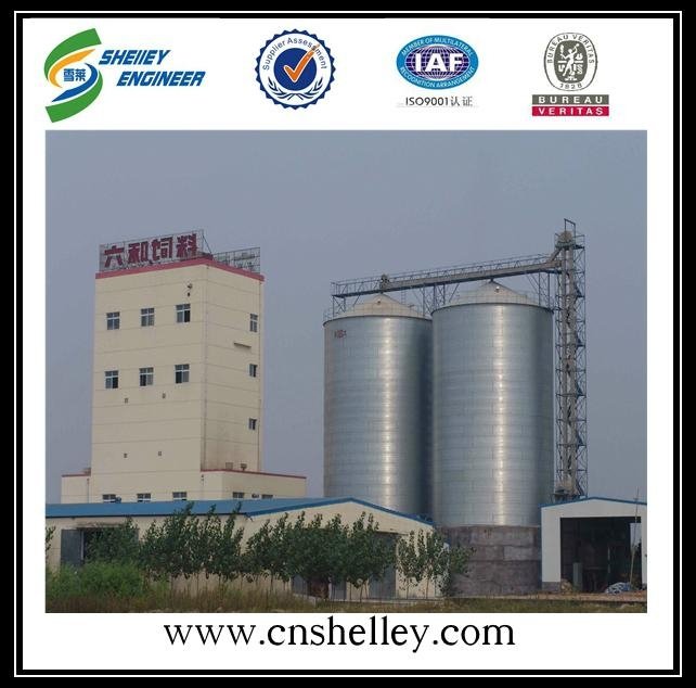 Assembly corrugated grain steel silo for sale 5