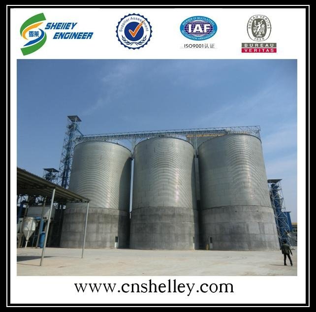 Assembly corrugated grain steel silo for sale 3
