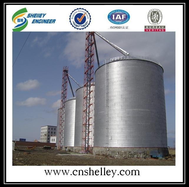 Assembly corrugated grain steel silo for sale 4