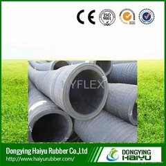 flexbile corrugated rubber oil suction hose made in China
