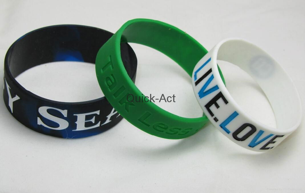 Silicone wristbands world cup game promotional gift 3