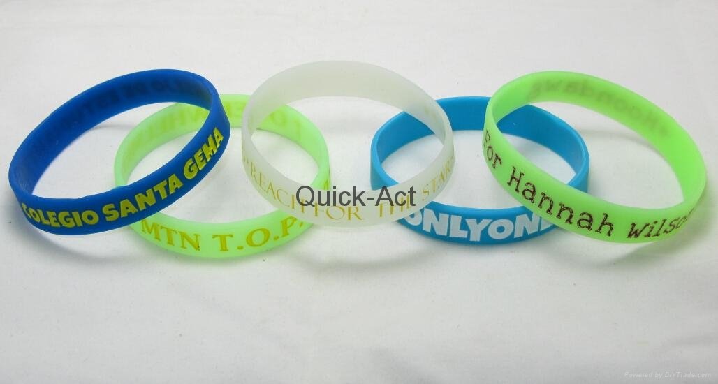 Silicone wristbands world cup game promotional gift 5